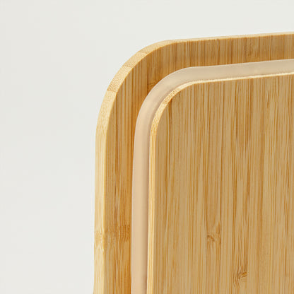Glass and Bamboo Food Container