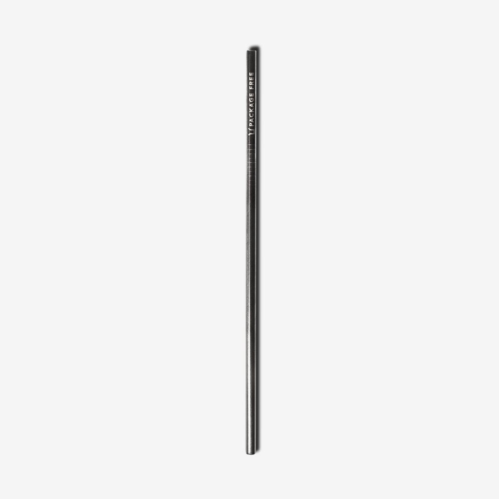 Package Free Stainless Steel Straw 8.5" Straight