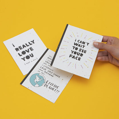 Thoughtful Human Plantable Greeting Cards