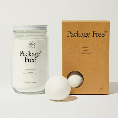 Package Free Laundry Essentials with Dryer Balls
